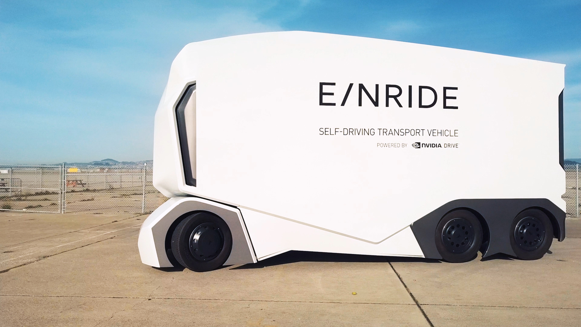 Pictures Einride autonomous, allelectric transport vehicles PMV