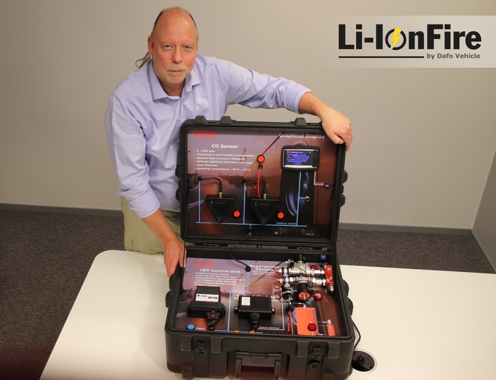 Dafo Vehicle introducing LiIonFire increasing the safety of electric