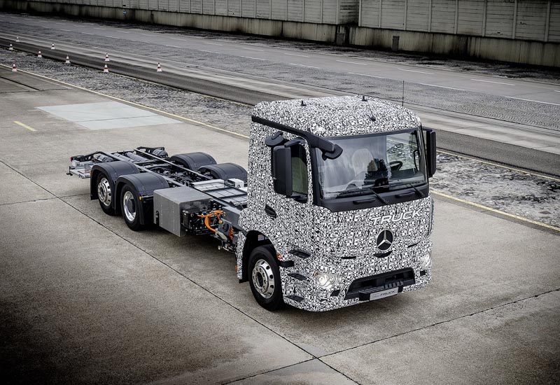 Daimler unveils first fully electric heavy truck PMV Middle East