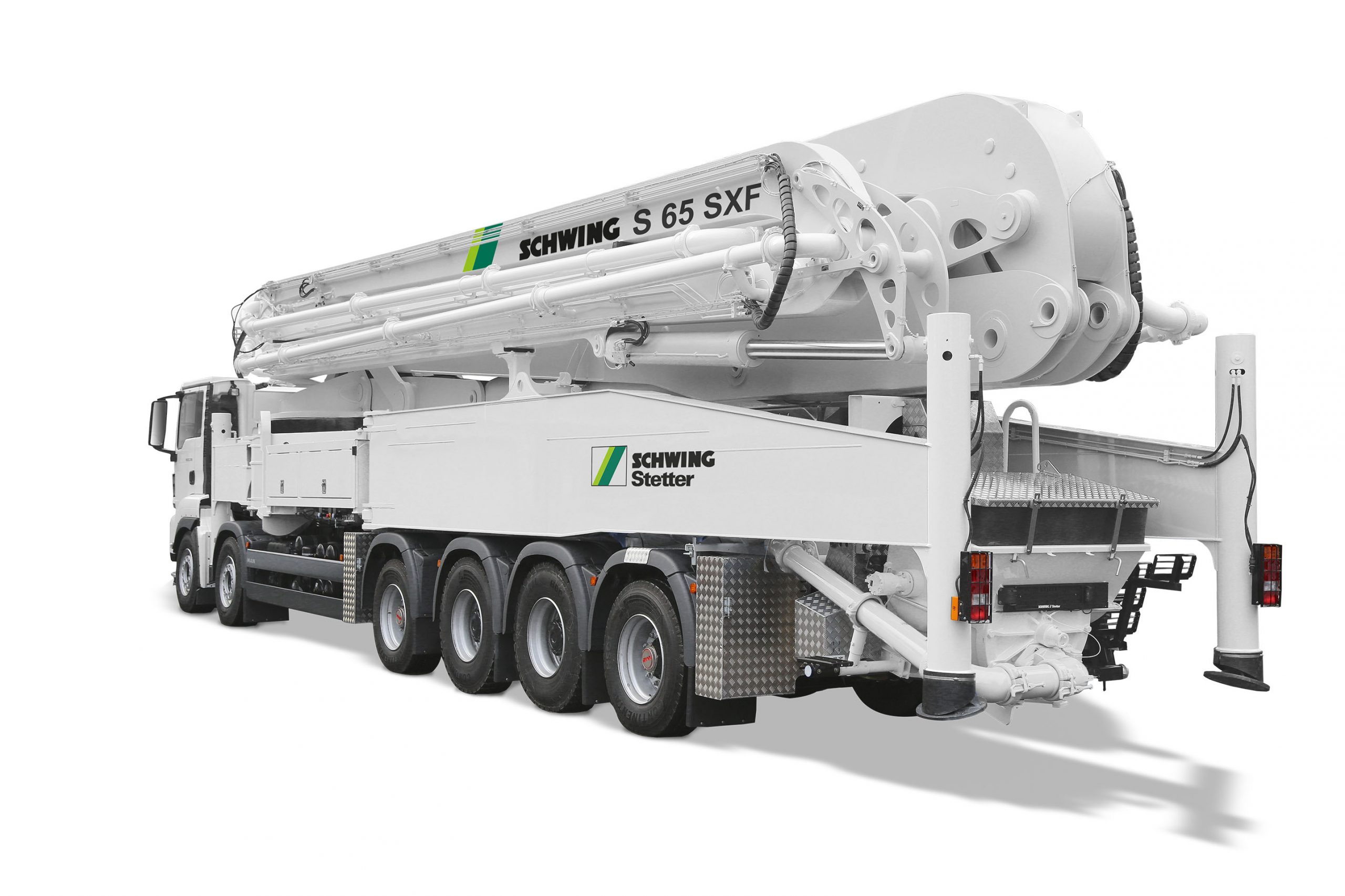 Schwing launches truckmounted concrete pump for large construction