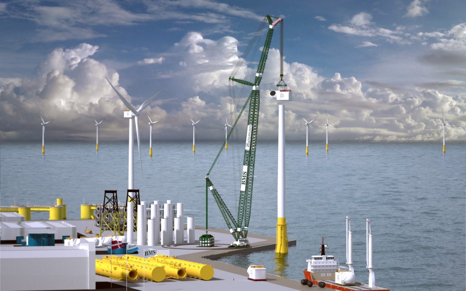 Huisman to deliver 3,000mt ringer crane to Denmarkbased BMS Heavy