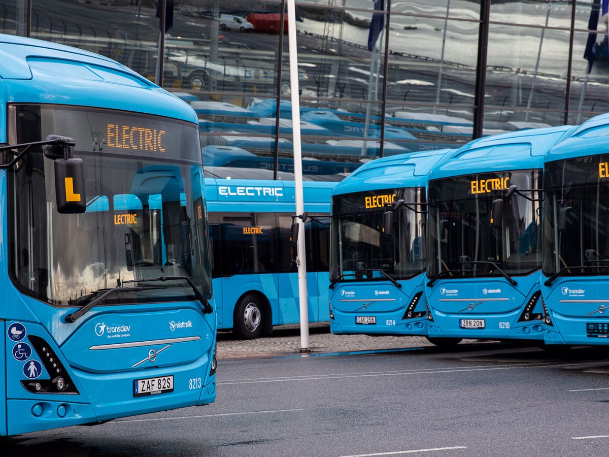 Volvo 7900 outlet electric bus range