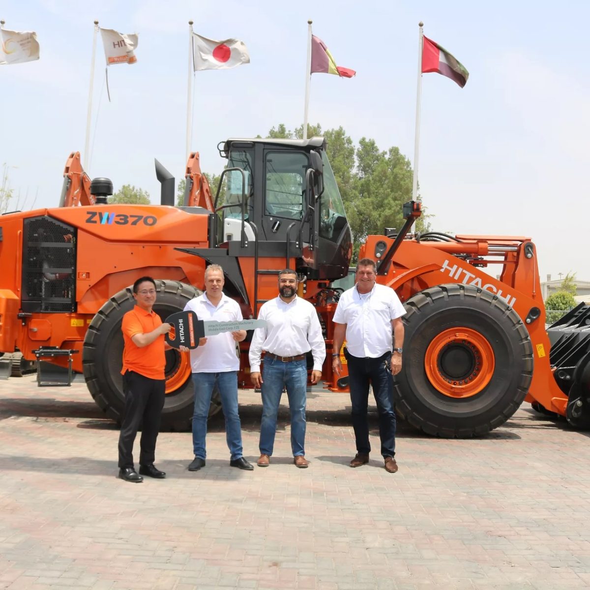 First Hitachi ZW370-5A wheeled loader delivered in the UAE