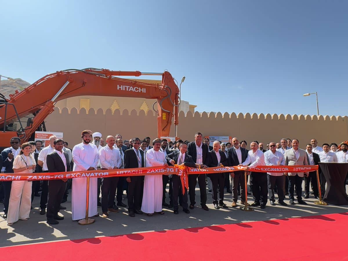Hitachi pulls out all stops for new ZAXIS 7G excavator, holds regional launch in Oman
