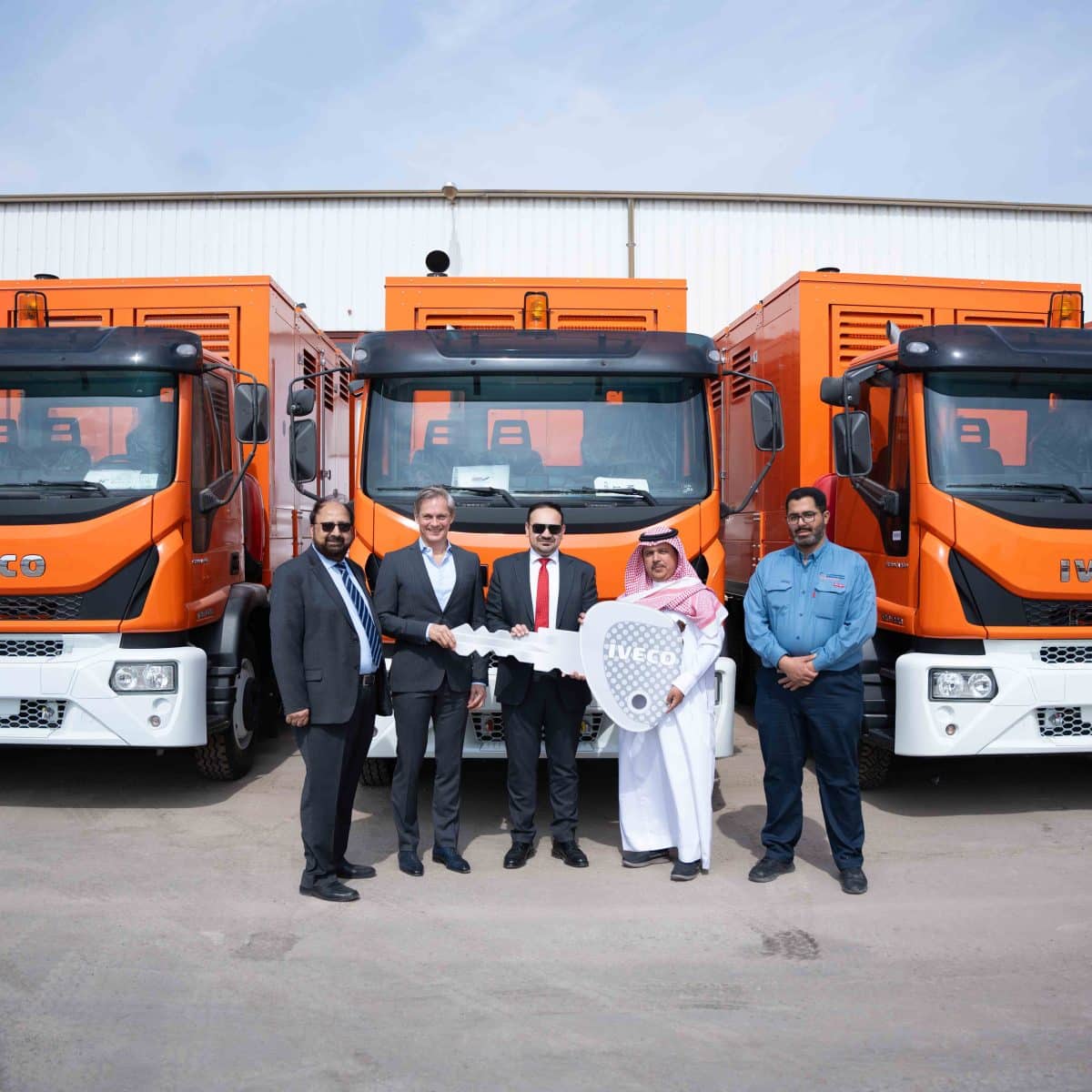 IVECO and AAA supply 102 Eurocargo units to Saudi Electricity Company in Riyadh