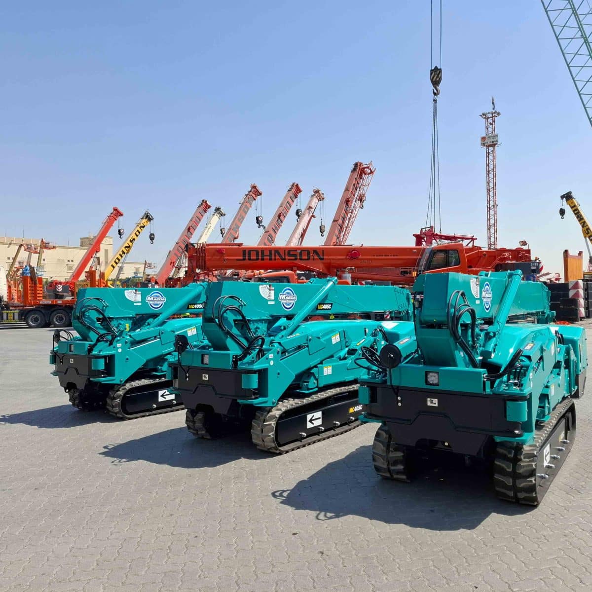 Johnson Arabia expands fleet with three Maeda MC405 Spider Cranes ​