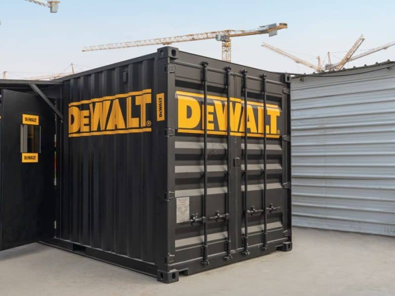 DEWALT: Job-site containers to bring tools and services directly to workforce