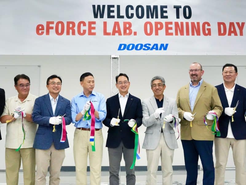 Doosan Bobcat opens ‘eFORCE LAB.’ battery pack R&D centre to accelerate modular battery pack development